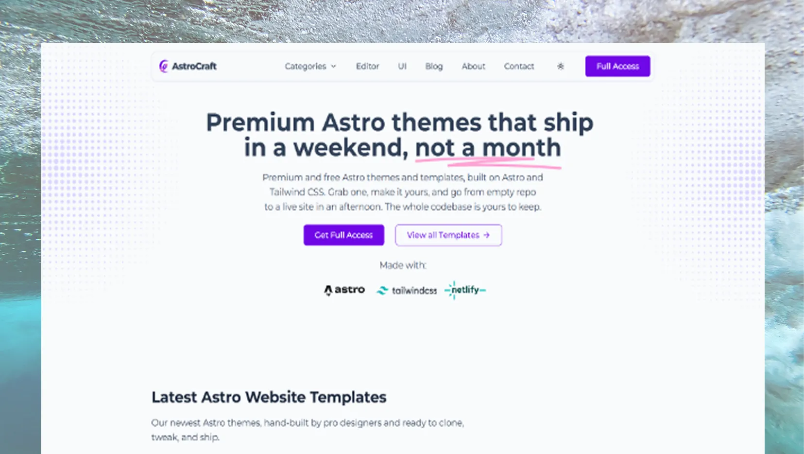 AstroCraft Themes